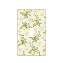 Yellow roses light switch cover floral home gift