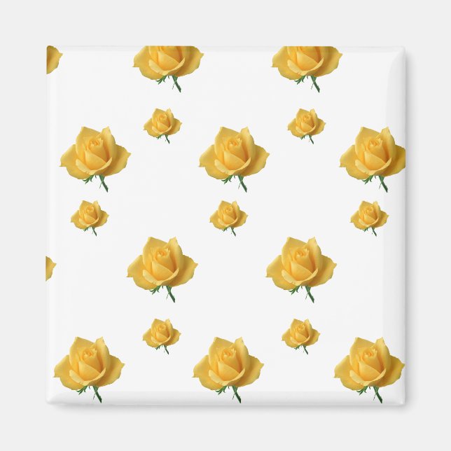Yellow Roses Magnet (Front)