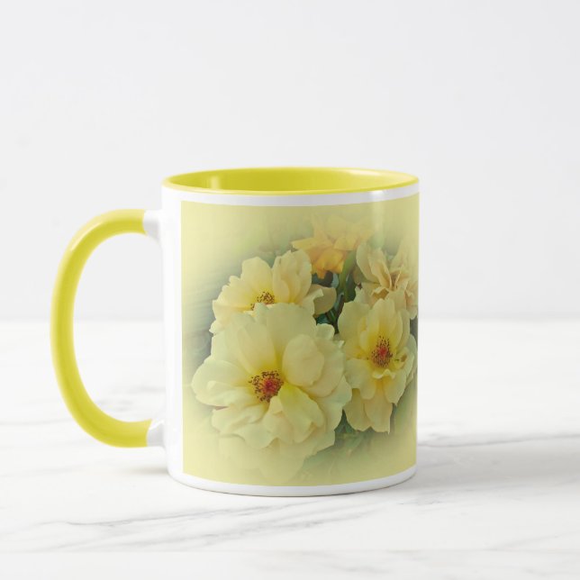 Yellow Roses Mug (Left)