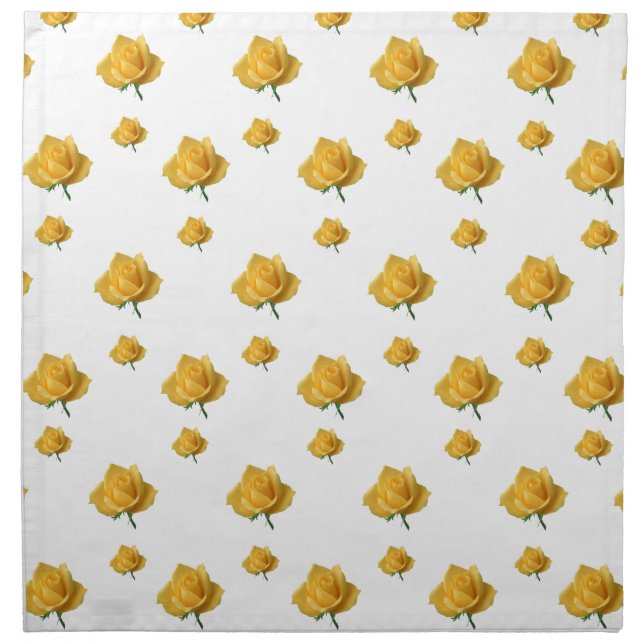 Yellow Roses Napkin (Front)