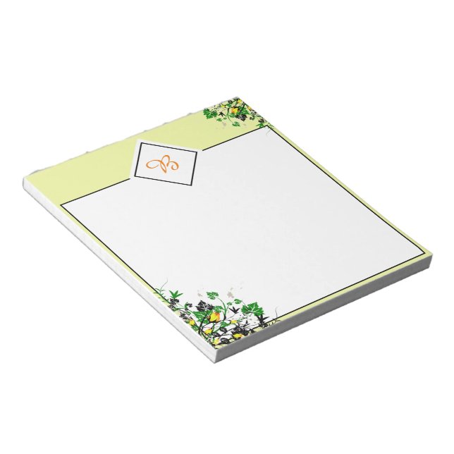 Yellow Roses Notepad (Angled)