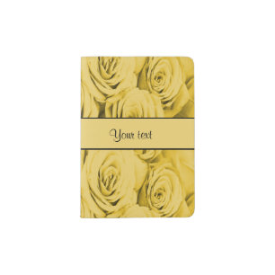 Yellow Roses Passport Holder