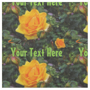 Yellow Roses Fabric Zazzle