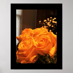 Yellow Roses Photo Poster