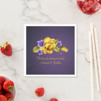 Yellow Roses Purple Violets 50th Anniversary Party