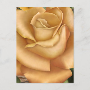 Yellow Roses Rose Botanical Wedding Save the Date Postcard