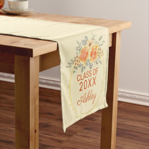 Yellow Roses  Short Table Runner