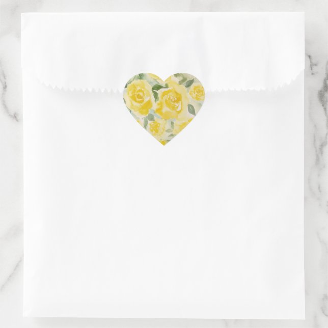 Yellow Roses Stickers (Bag)