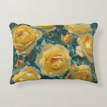Yellow Roses Summer Flowers Painting