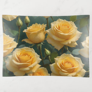 Yellow Roses Trinket Tray