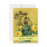 Yellow Roses Unconditional Love RSVP Card