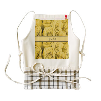 Yellow Roses Zazzle HEART Apron