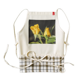 Yellow Roses Zazzle HEART Apron
