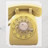Yellow Rotary Phone (Front/Back)