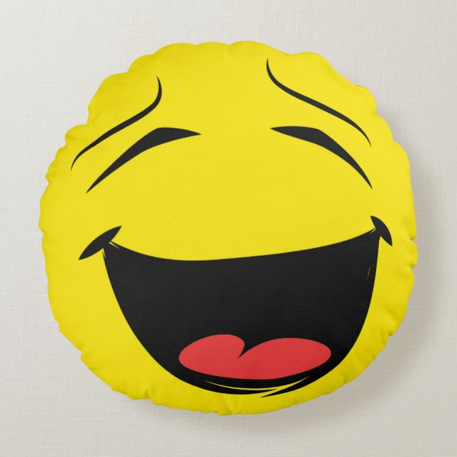 YELLOW ROUND PILLOW (Front)