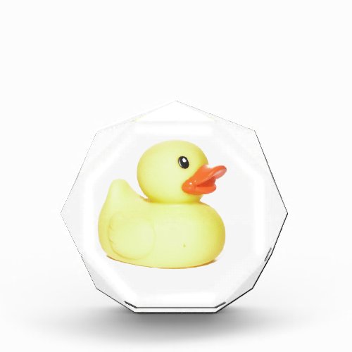 Yellow Rubber Duck Acrylic Award