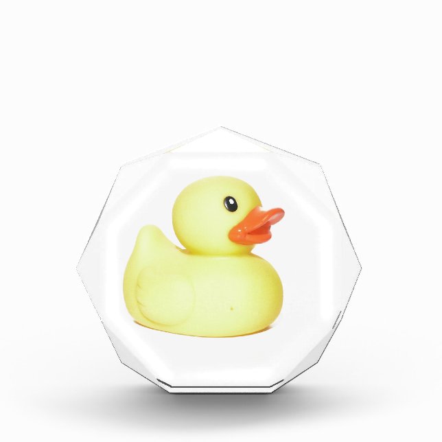 Yellow Rubber Duck Acrylic Award (Front)
