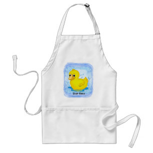 Yellow Rubber Duck Adult Apron