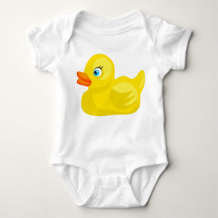 Yellow Rubber Duck Baby Bodysuit
