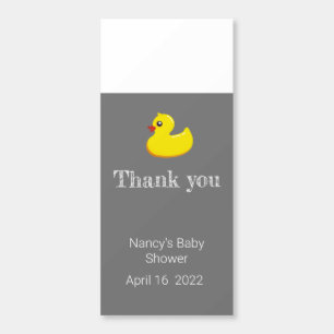yellow rubber duck - baby shower hershey's miniatures