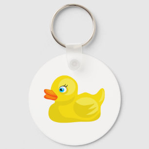 Yellow Rubber Duck Keychain