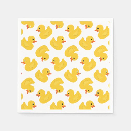 Yellow Rubber Duck Napkins