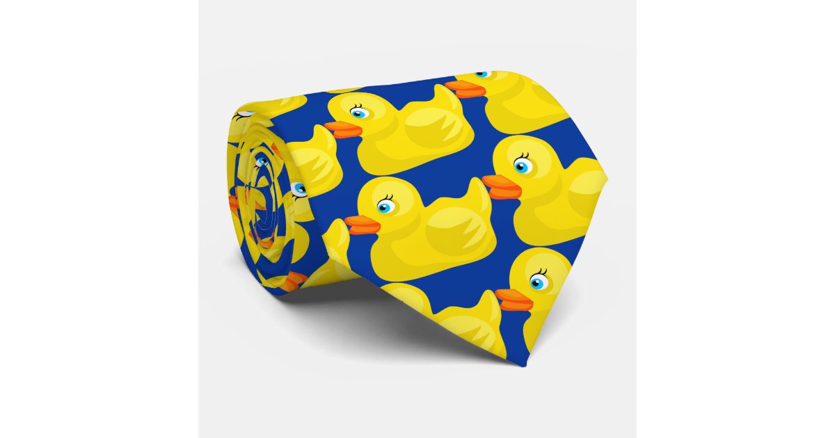 Yellow Rubber Duck, Neck Tie Zazzle