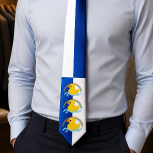Yellow Rubber Duck Neck Tie