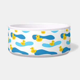 Yellow Rubber Duck Pattern Bowl