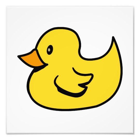 Yellow Rubber Duck Photo Print | Zazzle.com