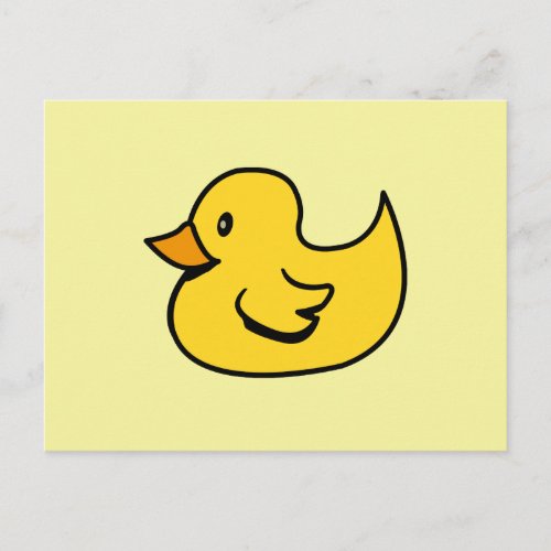 Yellow Rubber Duck Postcard