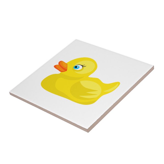 Yellow Rubber Duck Tile (Side)