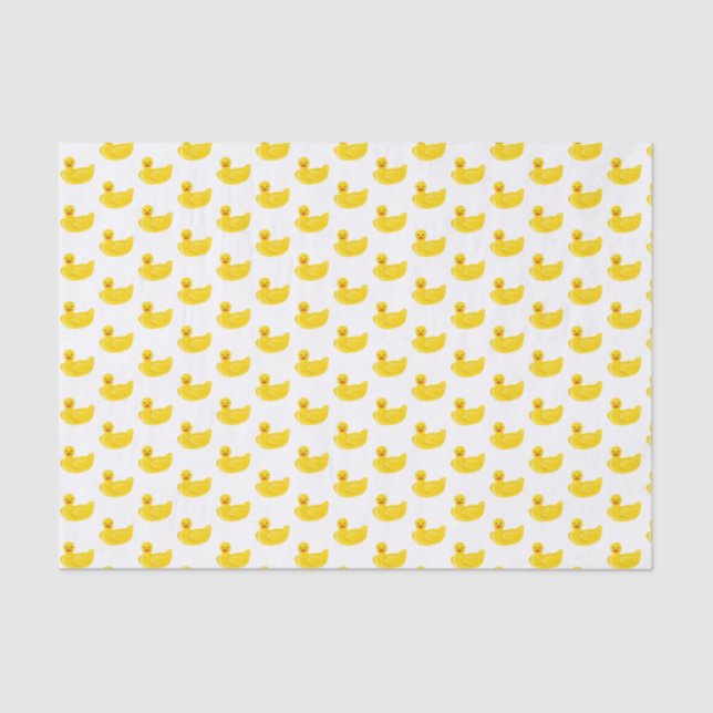 Yellow Rubber Duck Tissue Paper (Front)