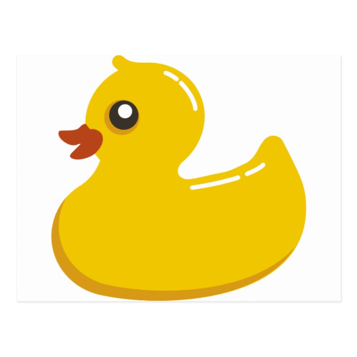 Yellow Rubber Duckie Post Cards