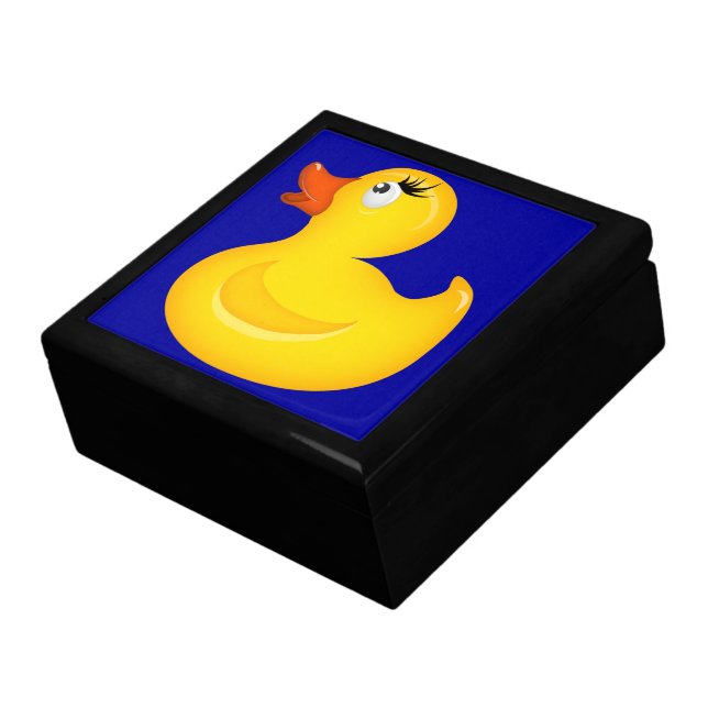 Yellow Rubber Duckies Jewelry Box (Side)