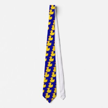 Yellow Rubber Duckies Neck Tie by UTeezSF at Zazzle
