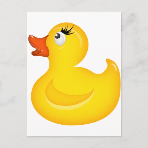 Yellow Rubber Duckies Postcard