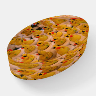 Yellow Rubber Ducks Animal Art Paperweight