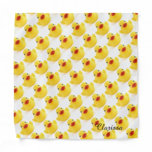 Yellow Rubber Ducks Bandana