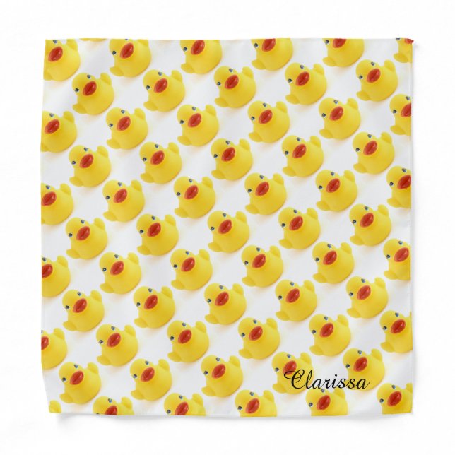 Yellow Rubber Ducks Bandana (Front)