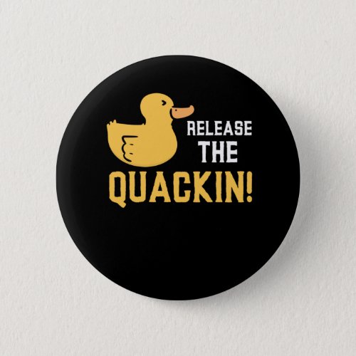 Yellow Rubber Ducks Quack Funny Duck Lover Button