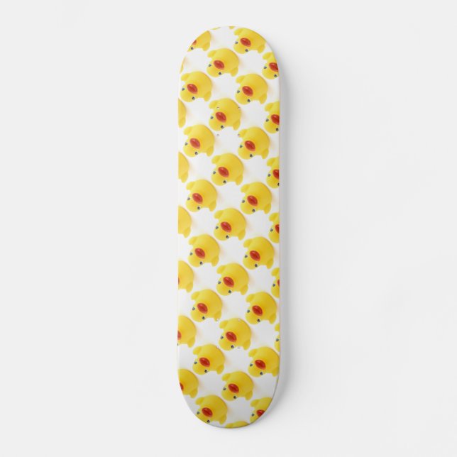 Yellow Rubber Ducks Skateboard Deck (Front)