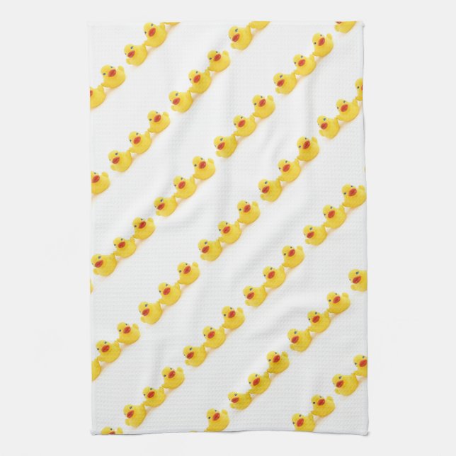 Yellow Rubber Ducks Towel (Vertical)