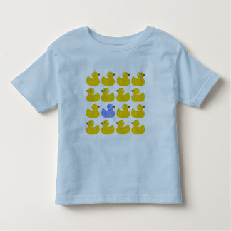 Yellow Rubber Ducks with One Blue Duck Toddler T-shirt