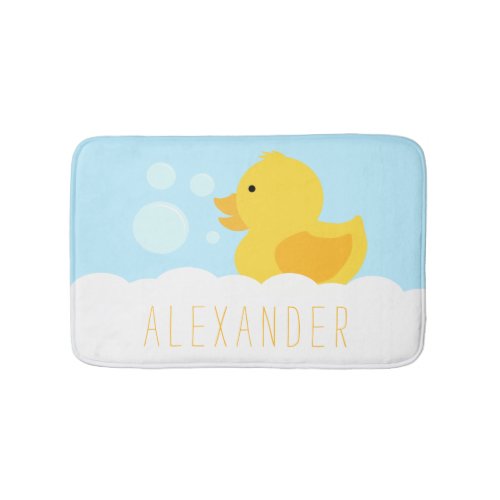 Yellow Rubber Ducky Bath Mat