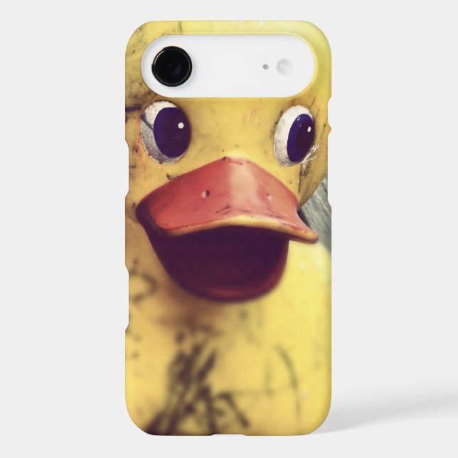 Yellow Rubber Ducky Needs a Bath! Iphone Case (Back)