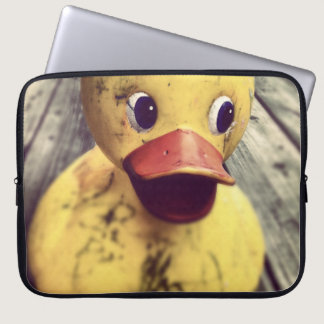 Yellow Rubber Ducky Needs a Bath! Laptop Sleeve