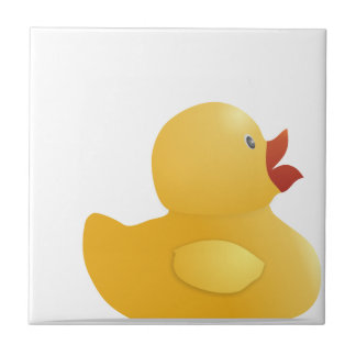 Yellow Rubberduck Ceramic Tile