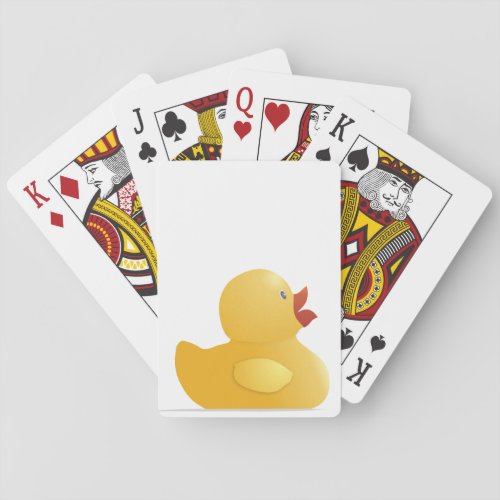 Yellow Rubberduck Poker Cards