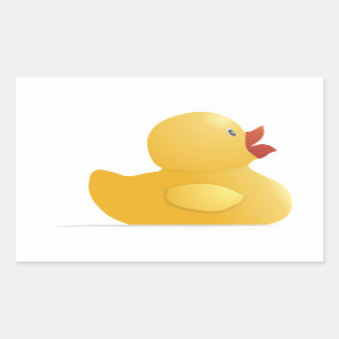 Yellow Rubberduck Rectangular Sticker